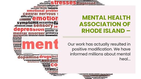 Mental Health Association of Rhode Island – Promote mental Fundamentals Explained