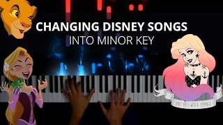 Changing Disney Songs Into DARK Minor Keys 🎃