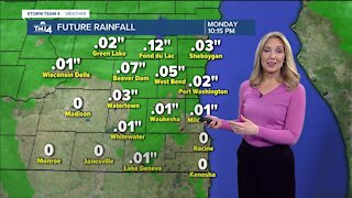 More rain showers on Sunday, highs in low 50s