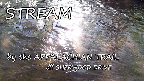 Stream by the Appalachian Trail off Sherwood Drive