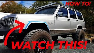 WATCH THIS Before You Cut Your Jeep XJ's Fenders!