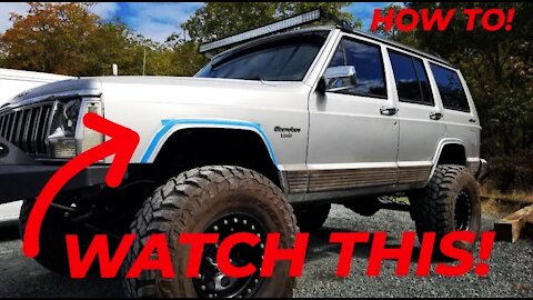 WATCH THIS Before You Cut Your Jeep XJ's Fenders!