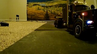 Tamiya grand hauler moves trailer