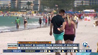 New bill would ban smoking on Florida beaches