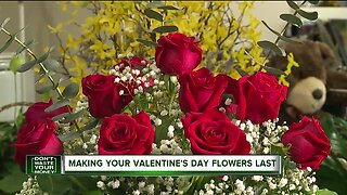 Making your Valentine's Day flowers last