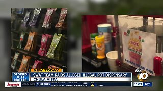 SWAT team raids alleged illegal pot dispensary in Chula Vista