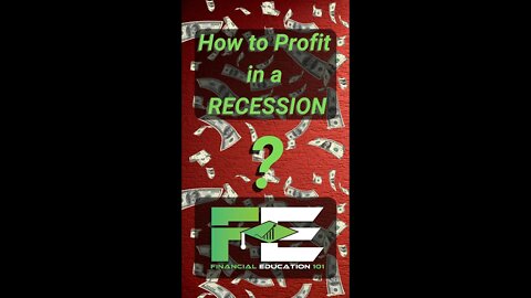 How to Profit in a RECESSION? #shorts