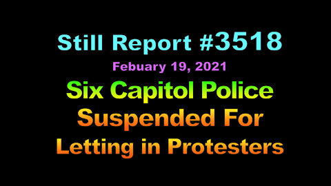 Six Capitol Police Suspended for Letting Protesters In, 3518
