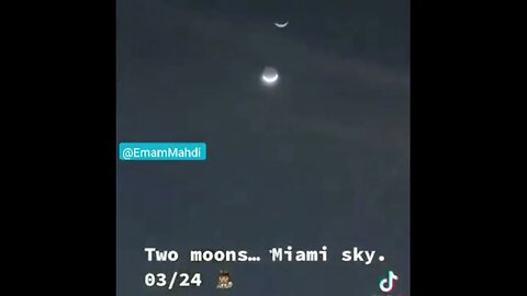 2 Moons in the Miami Sky Florida 🌙 Matrix Revealed! Strange Phenomena