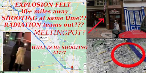 RAW FOOTAGE GUNFIRE at the EXPLOSION in NASHVILLE???