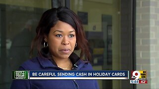 Don't Waste Your Money: Be careful sending cash in holiday cards