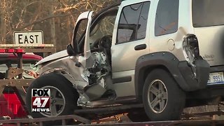 Two-car crash at intersection in Okemos