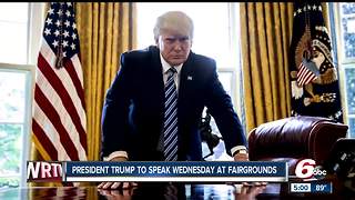 President Trump to speak at Indiana State Fairgrounds