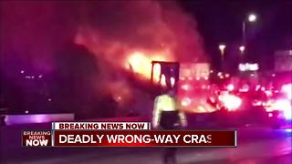 Wrong-way driver dead after crash with semi on I-43 in Milwaukee