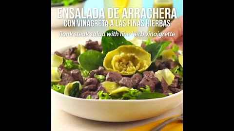 Arrachera Salad with Fine Herb Vinaigrette