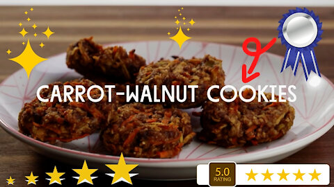 Carrot Walnut Cookies - A Fun and Easy Cookie Recipe For Anytime