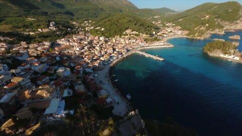Jaw-dropping drone footage from the Mediterranean in Greece