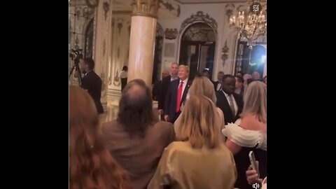 TRUMP❤️🇺🇸🥇🍿SHOW UP AT PREMIER OF MOVIE AT MAR~A~LAGO💙🇺🇸🏅🏰📽️🎞️⭐️