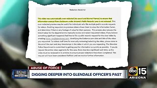 Digging deeper into Glendale officer's past