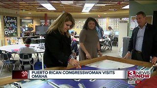 Puerto Rican Congresswoman visits Omaha
