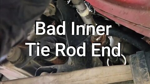 What a Bad Inner Tie Rod End Looks Like