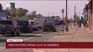 Protesters speak out in Warren