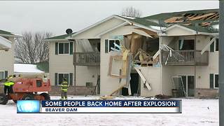 Some Beaver Dam apartment residents allowed back in after explosion