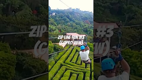 Zip Line Fun #3 (GoPro View) #travel #elsalvador #zipline #travelling #gopro #fun