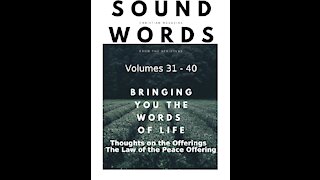 Sound Words, Thoughts on the Offerings The Law of the Peace Offering