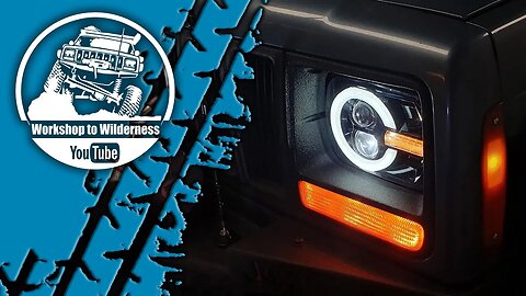A Really Nice DOT SAE 5x7 LED Headlight With Turn Signal from LOYO: Jeep Cherokee XJ Install