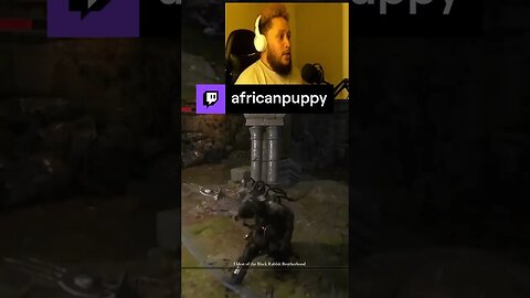 "I f*cking did it!... I broke my chair" | africanpuppy on #Twitch