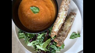 Grilled Cheese and Tomato Soup