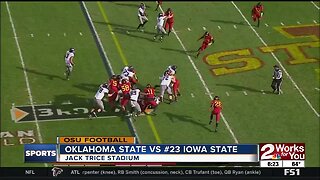 Oklahoma State Upsets #23 Iowa State 34-27