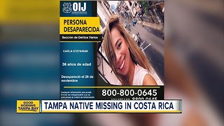 Tampa native reported missing in Costa Rica