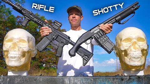 Shotgun vs Rifle For Self Defense, Which One's More LETHAL???