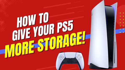 How to add more storage to your PS5