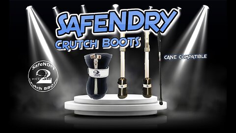 SafeNDry Crutch BOOTS - 2Clever