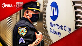 NYPD Officer SAVES UNCONSCIOUS MAN'S Life From Being Hit By Subway Train