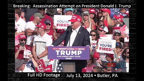 🔴🇺🇸 Official HD Footage: Assassination Attempt on President Trump❗️▪️ July 13, 2024 ▪️ Butler, PA