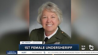 First female undersheriff in San Diego Sheriff's Department