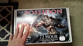 Unboxing the 72 hour ration The Poseidon