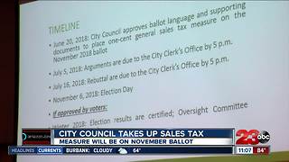 Bakersfield City Council votes to add one cent sales tax to November ballot