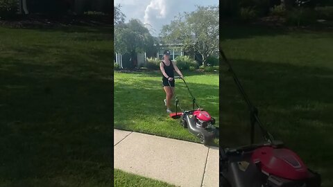 WHEN I LET MY WIFE MOW THE LAWN (Good Results?)