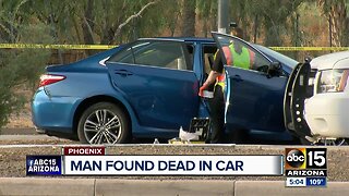 Man found dead in car in Phoenix