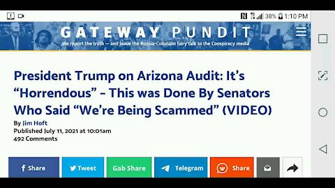 Trump on Arizona Audit...