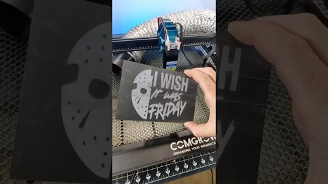 Laser etching glass? Just cover with paint first.