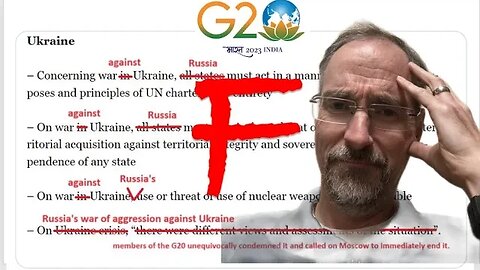 Why the G20 in India was NOT Good for Ukraine