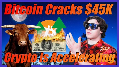 Bitcoin Launches to $45,000! Crypto Adoption Accelerates, Dollar Falls! - Crypto News Today