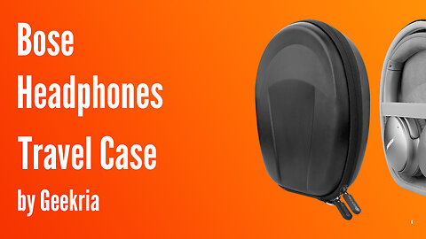 Bose Over-Ear Headphones Travel Case, Hard Shell Headset Carrying Case | Geekria