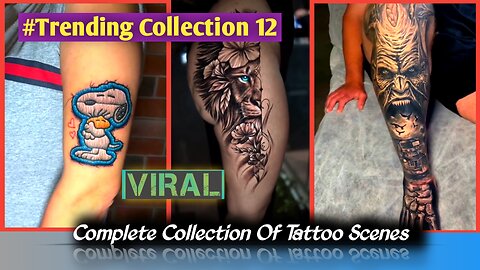 Beautiful Tattoos | Tattoo Design Video😯 | Most Beautiful Art😍 | Trending Tattoo Designs 💪| Epi 12